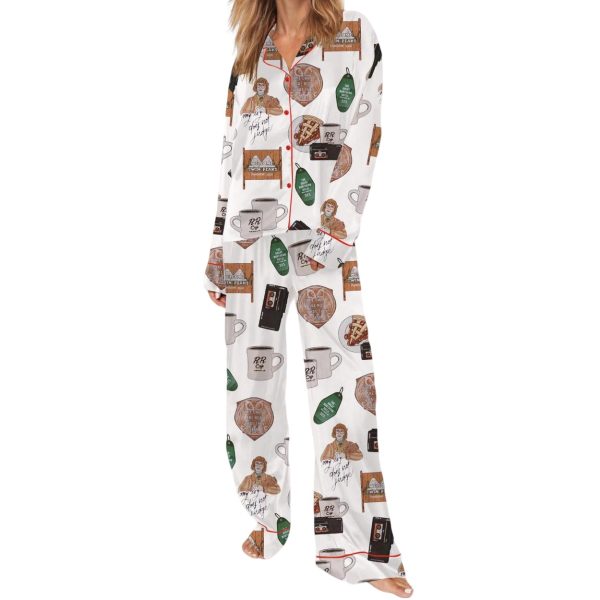 Twin Peak Satin Pajama Set