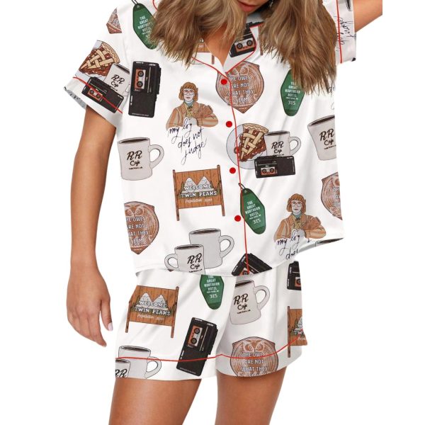 Twin Peak Satin Pajama Set