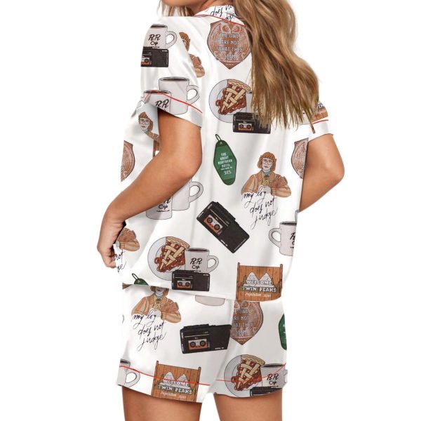 Twin Peak Satin Pajama Set