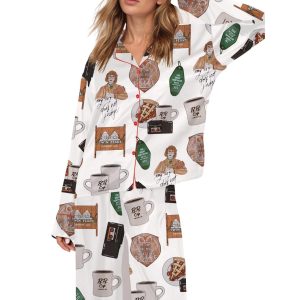 Twin Peak Satin Pajama Set