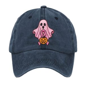 Unisex Boo Ghost Breast Cancer Baseball Cap
