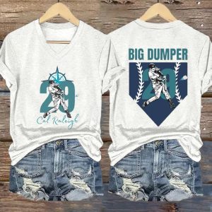 Women's Cal Raleigh 29 Big Dumper Print T Shirt