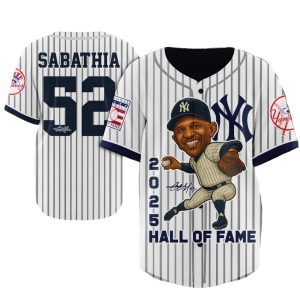 Yankees Sabathia 2025 Hall of Fame Jersey
