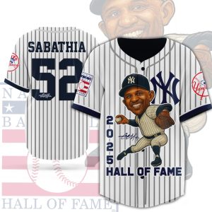 Yankees Sabathia 2025 Hall of Fame Jersey