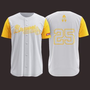 2025 Braves Childhood Cancer Awareness Day Jersey Giveaway
