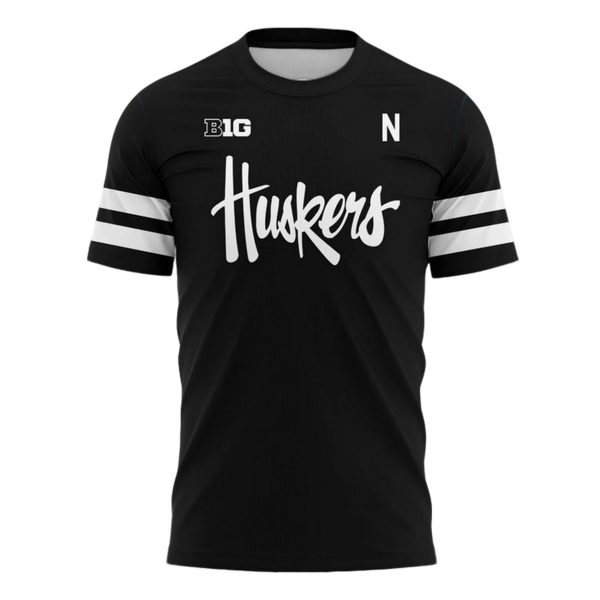 2025 Cornhuskers Alternate Dark Mode Helmet T-Shirt