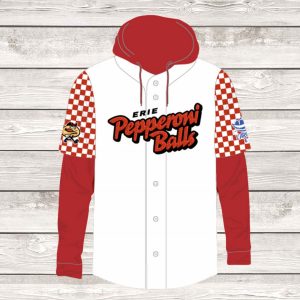 2025 Erie SeaWolves Pepperoni Balls Jersey Hoodie Giveaway