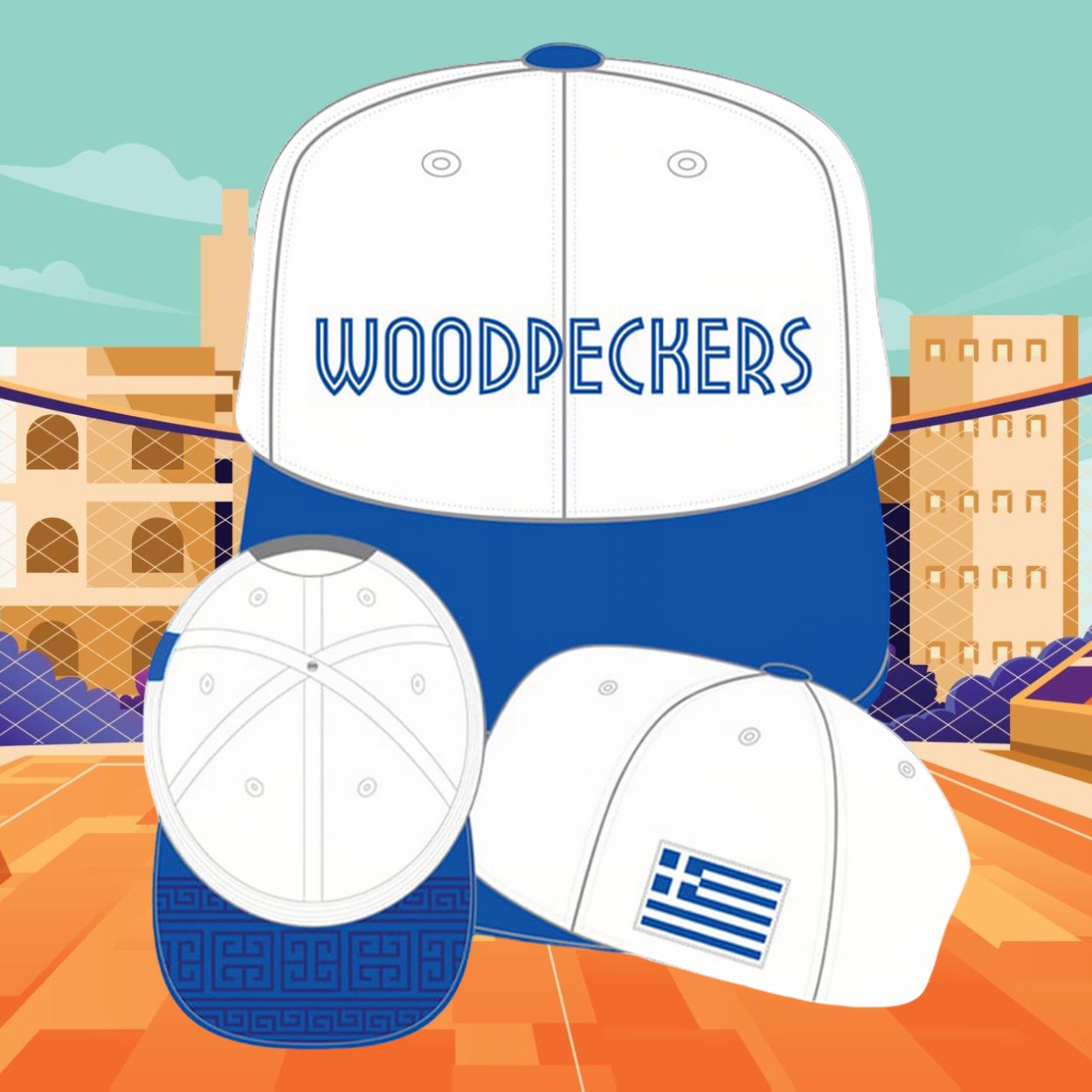 2025 Fayetteville Woodpeckers Greek Night Hat Giveaway 2025 Fayetteville Woodpeckers Greek Night Hat Giveaway