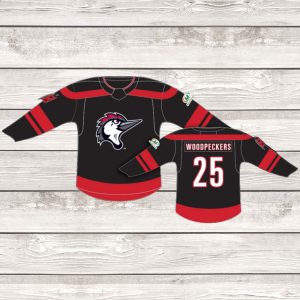 2025 Fayetteville Woodpeckers Hockey Night Jersey Giveaway