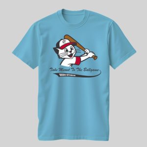 2025 Fayetteville Woodpeckers Take Meowt to the Ballgame T shirt Giveaway