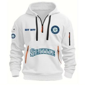2025 Mariners EST 1977 Quater Zip Hoodie