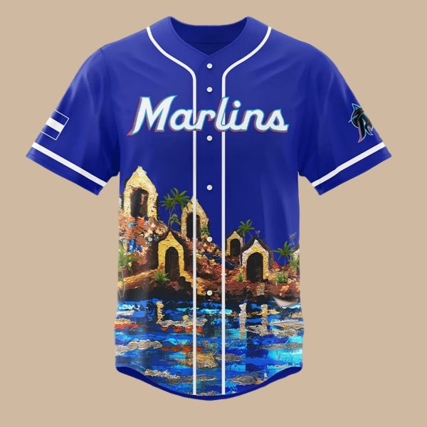 2025 Marlins Nicaraguan Heritage Celebration Jersey Giveaway