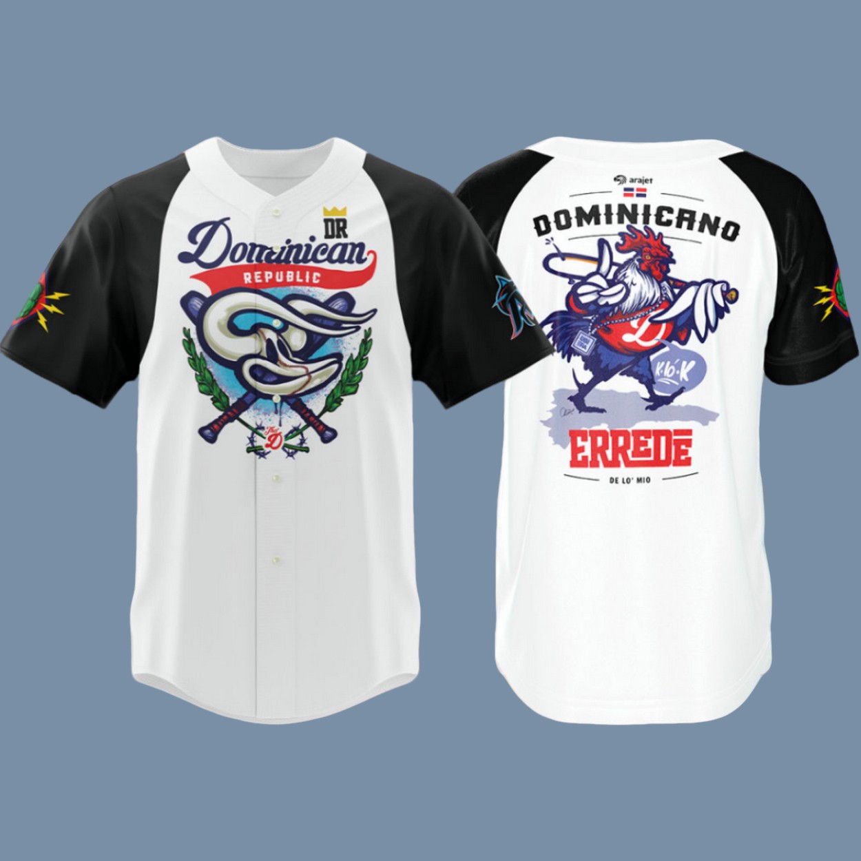 2025 Miami Marlins Dominican Republic Heritage Celebration Jersey Giveaway 2025 Miami Marlins Dominican Republic Heritage Celebration Jersey Giveaway