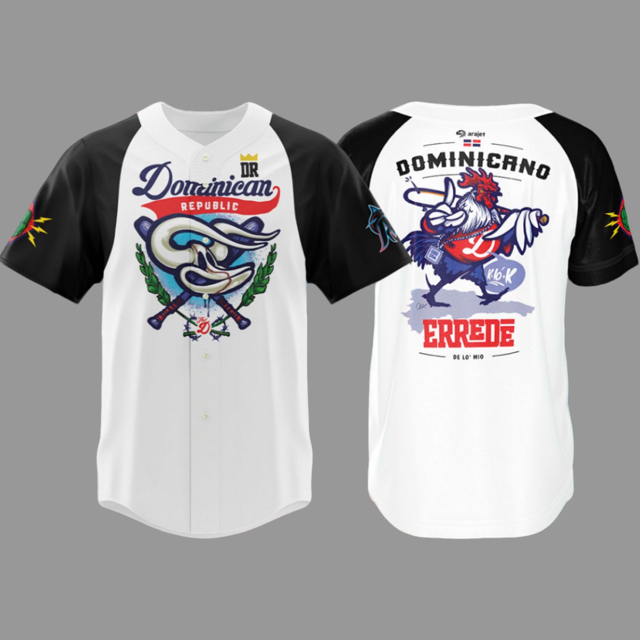 2025 Miami Marlins Dominican Republic Heritage Celebration Jersey Giveaway 2025 Miami Marlins Dominican Republic Heritage Celebration Jersey Giveaway