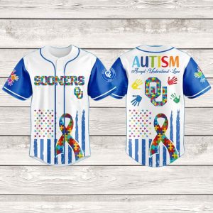2025 Oklahoma Sooners Autism Awareness Month Limited Edition Jersey