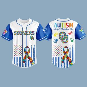 2025 Oklahoma Sooners Autism Awareness Month Limited Edition Jersey