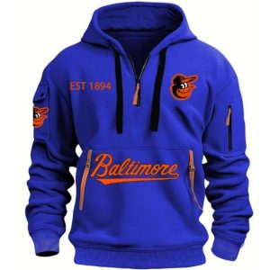 2025 Orioles EST 1894 Quarter Zip Hoodie 3 2025 Orioles EST 1894 Quarter Zip Hoodie