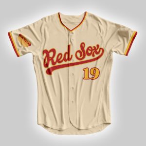 2025 Red Sox Hot Dog themed Jersey