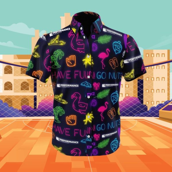 2025 Richmond Flying Squirrels Neon Aloha Shirt Giveaway