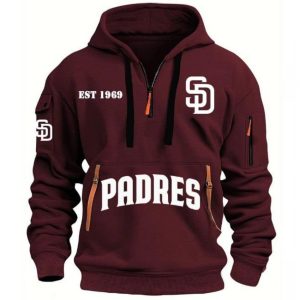 2025 SD Padres EST 1969 Quarter Zip Hoodie