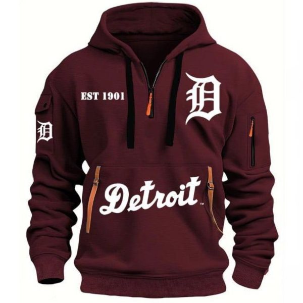 2025 Tigers EST 1901 Quarter Zip Hoodie