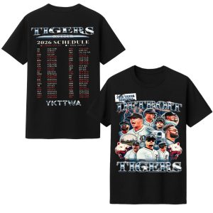 2026 Tigers Schedule T shirt