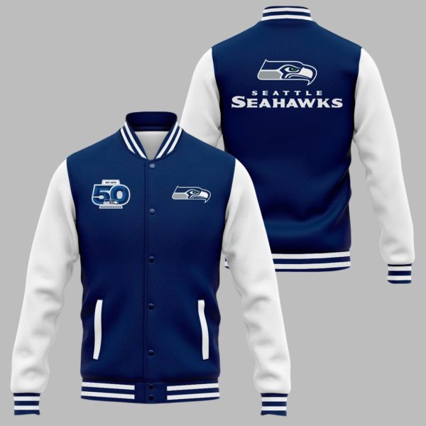 50th Season Seattle Seahawks Jacket 2025