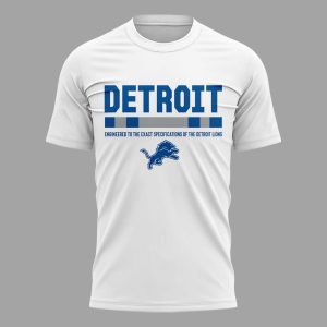 Barry Sanders Detroit Engineered To The Exact Specifications Of The Detroit Lions Shirt 2
