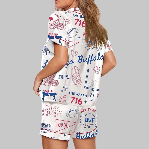 Bills Let’s Go Buffalo Pajama Set