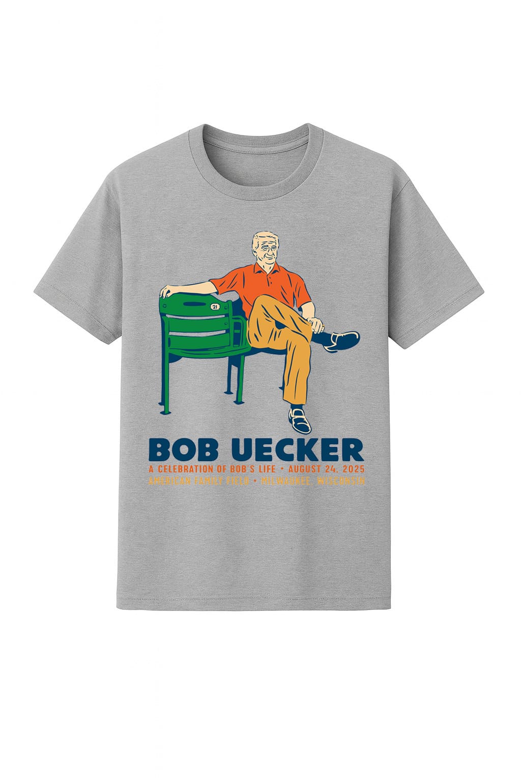 Bob Uecker A Celebration Of Bob's Life August 25 2025 Shirt Bob Uecker A Celebration Of Bob's Life August 25 2025 Shirt