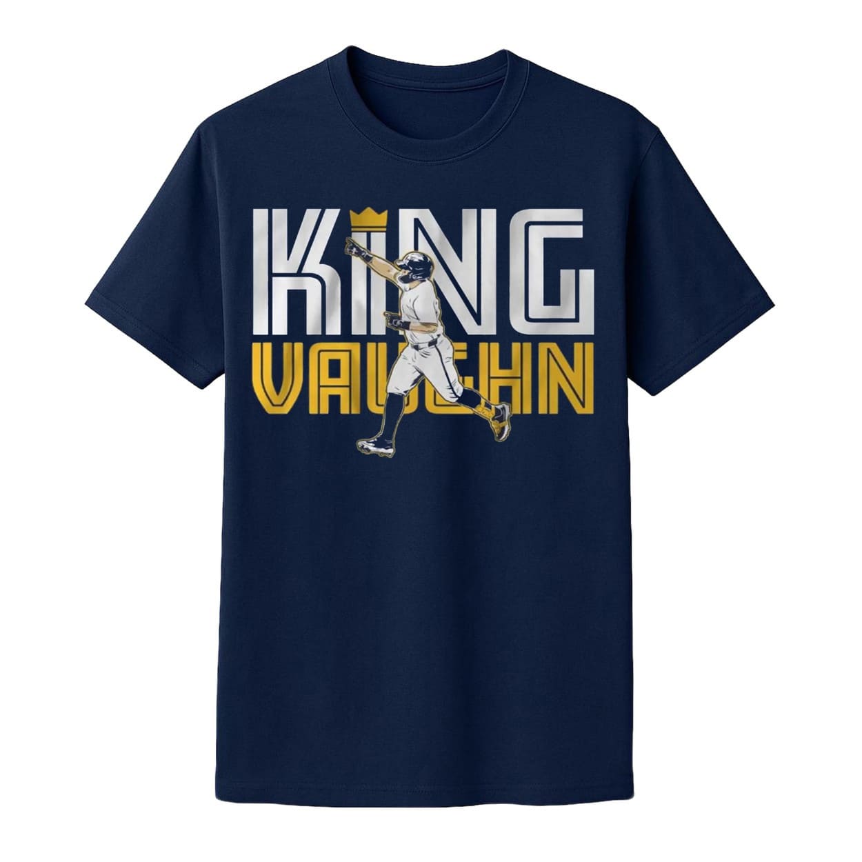 Brewers Andrew Vaughn King Vaughn Shirt Brewers Andrew Vaughn King Vaughn Shirt