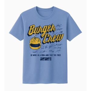 Brewers Burger Crew 12 Wins In A Row And They're Free Shirt