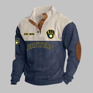 Brewers EST 1970 Stand Up Collar Sweatshirt