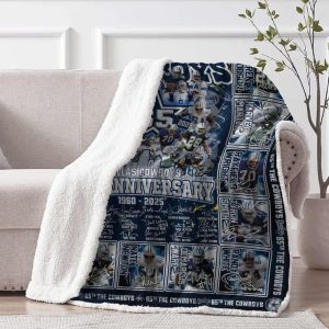 Cowboys 65th Anniversary 1960 2025 Blanket