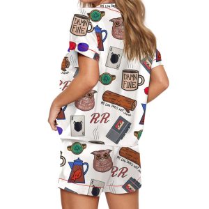 Damn Fine Twin Peak Satin Pajama Set