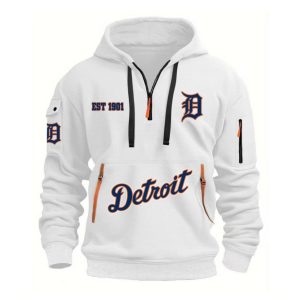 Detroit EST 1901 Quarter Zip Hoodie