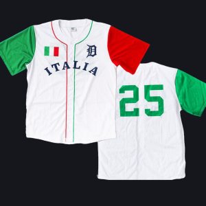 Detroit Tigers Italian Heritage Jersey 2025 Giveaway