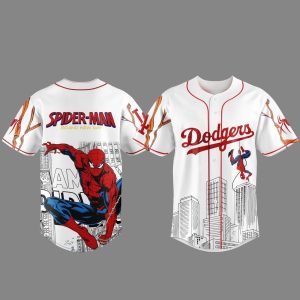 Dodgers x Spider Man Jersey 2025