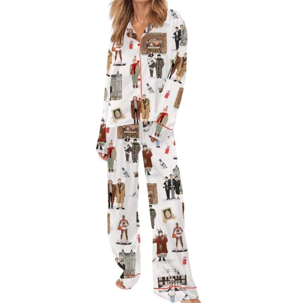 Home Alone Christmas Silky Satin Pajama Set