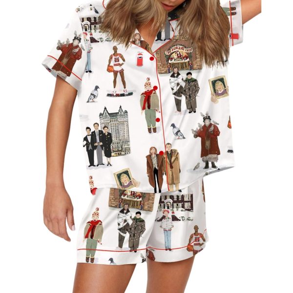 Home Alone Christmas Silky Satin Pajama Set