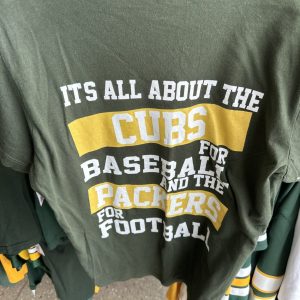 It's All About The Cubs For Baseball And The Packers For Football Shirt