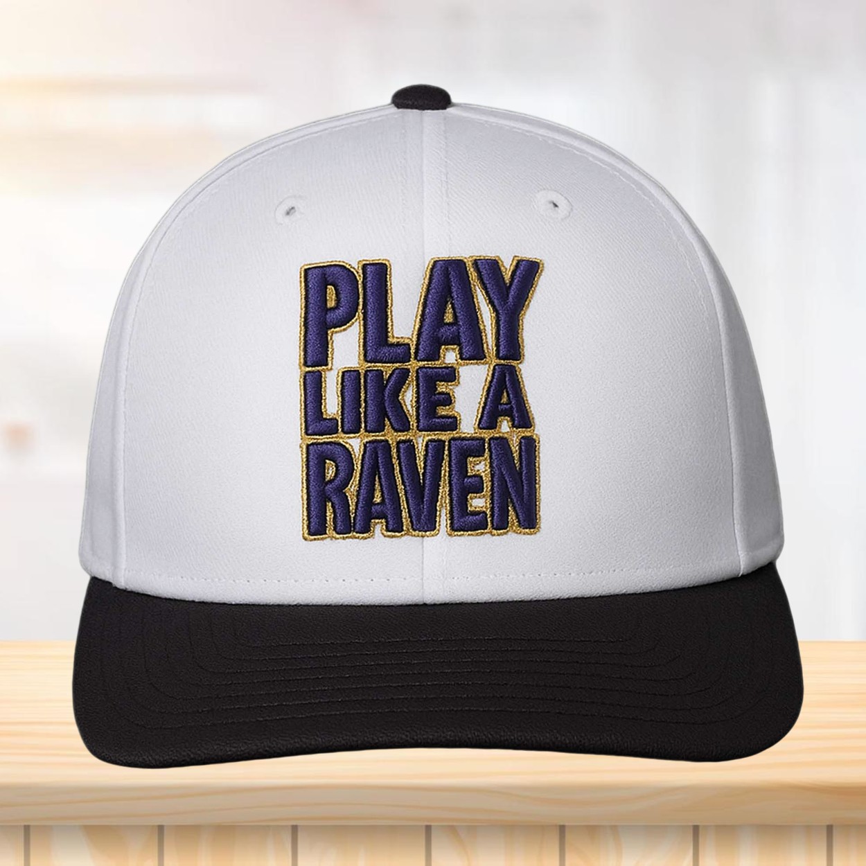 John Harbaugh Play Like A Raven Hat John Harbaugh Play Like A Raven Hat