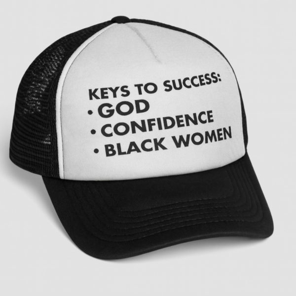 Keys To Success God Confidence Black Women Hat