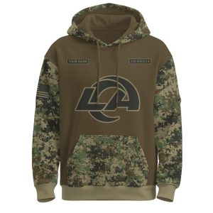 LA Rams US Army 250th Birthday Hoodie