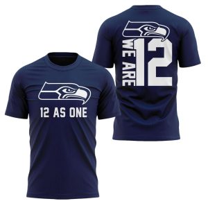 Limited Edition 12 As One Seattle Seahawks Shirt