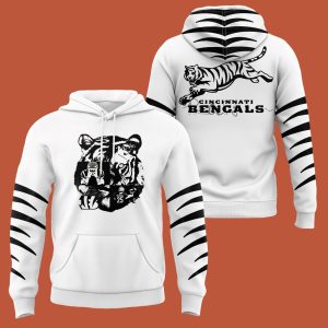 Limited Edition Cincinnati Bengals White Hoodie 2025