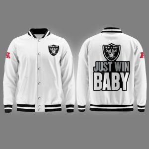 Limited Edition Pete Carroll Just Win Baby Raiders Bomber Jacket 1 Limited Edition Pete Carroll Just Win Baby Bomber Jacket