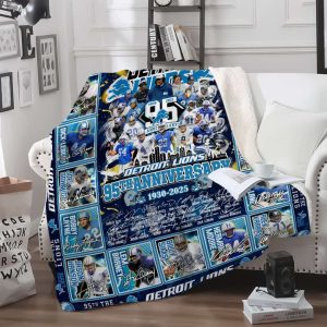 Lions 95th Anniversary 1930 2025 Blanket