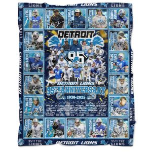 Lions 95th Anniversary 1930 2025 Blanket