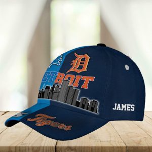 Lions Tigers Teams Detroit Skyline Classic Cap 2 Lions Tigers Teams Detroit Skyline Classic Cap